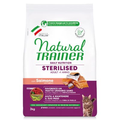 Zooplus Natural Trainer: Salmon Kibble for Growing Kittens
